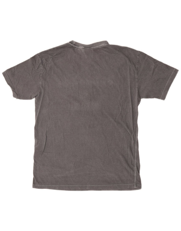 Superdry Dame Oversized grafisk T-shirt Top UK 10 Lille Grå Bomuld