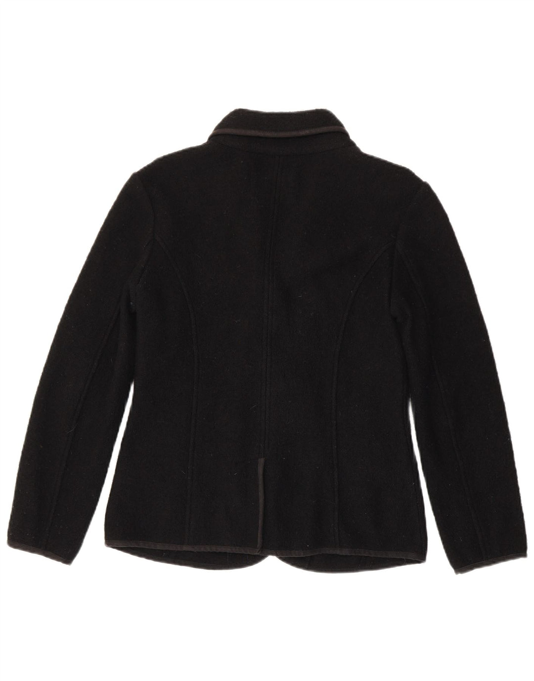 Woolrich Dame 4-knaps blazerjakke UK 14 Stor sort uld