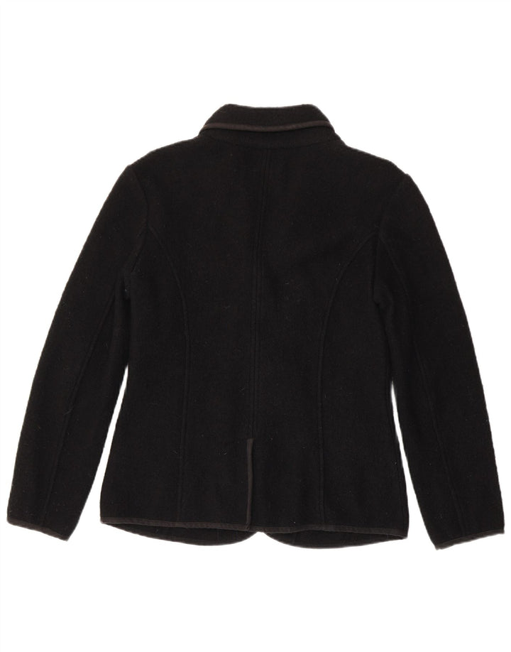 Woolrich Dame 4-knaps blazerjakke UK 14 Stor sort uld