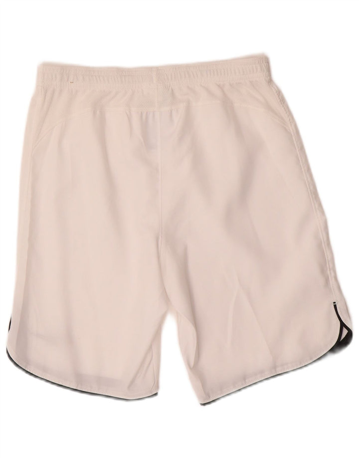 NIKE Drenge Dri Fit sportsshorts 12-13 år Stor hvid polyester