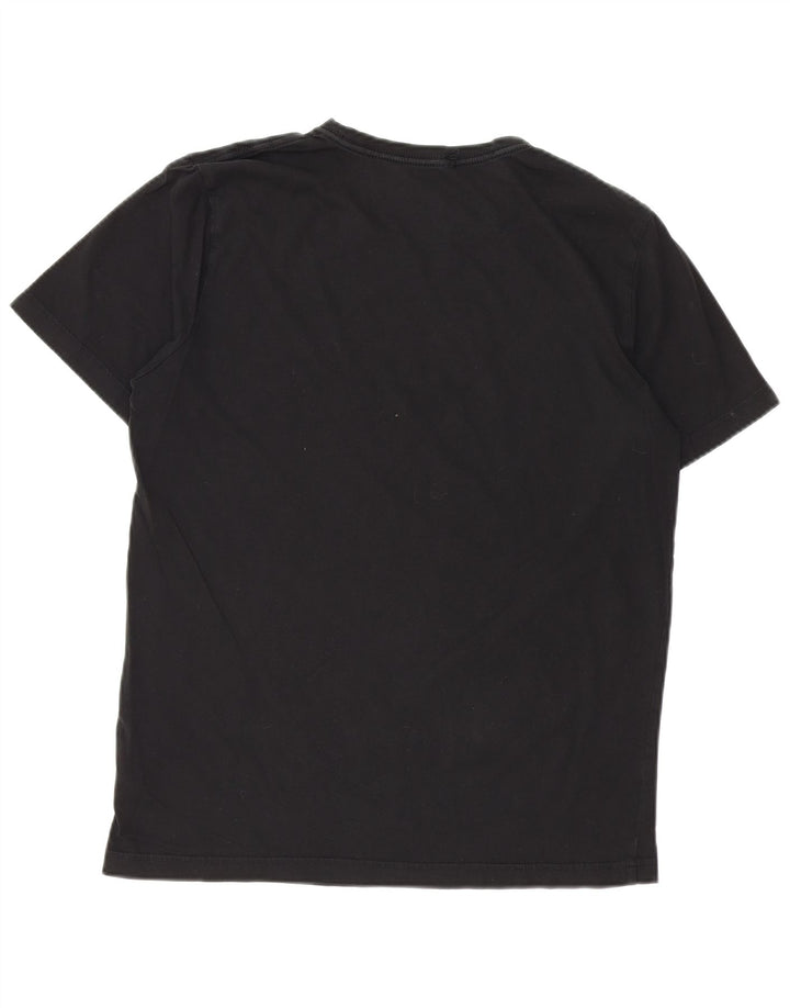 PUMA Mens T-Shirt Top Medium Black Cotton