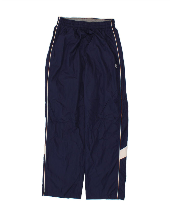 STARTER Boys Tracksuit Trousers 14-15 Years XL Navy Blue Colourblock Vintage Starter and Second-Hand Starter from Messina Hembry 