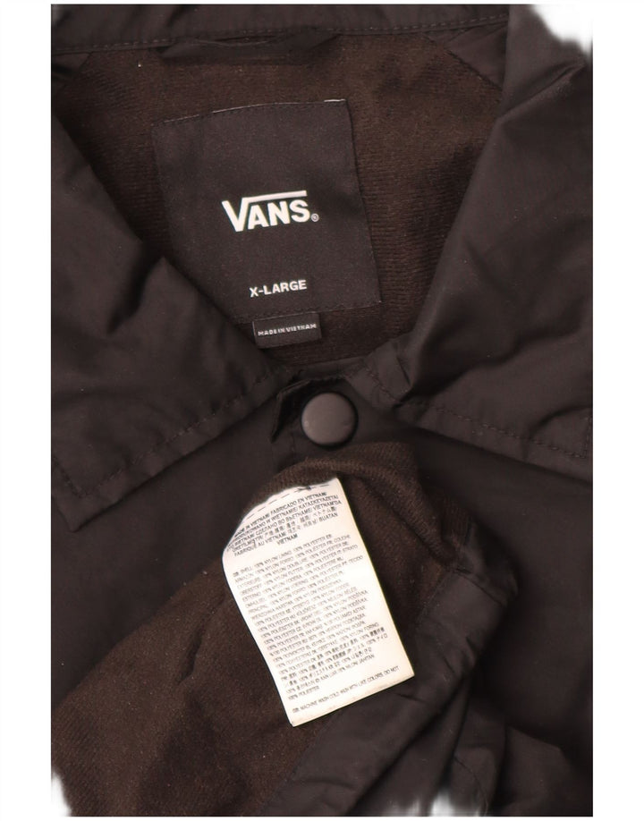 Vans Herre Bomber Jacket UK 42 XL Sort Nylon