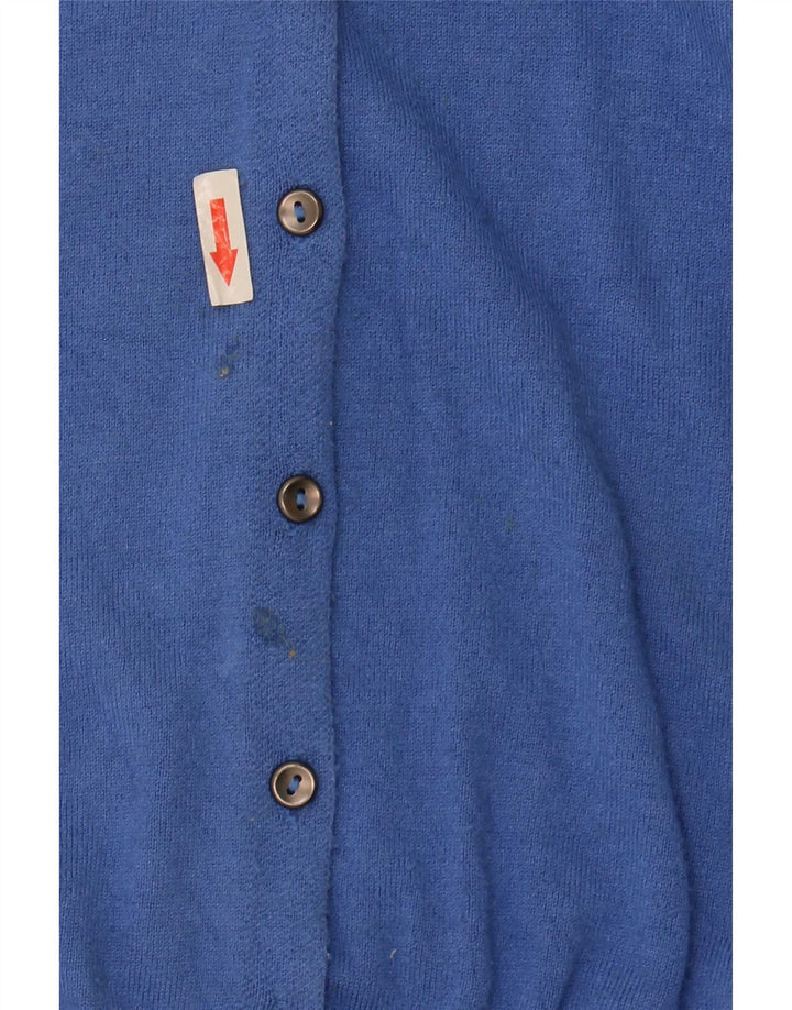 Marks & Spencer Dame Cardigan Sweater UK 12 Medium Blue Viscose
