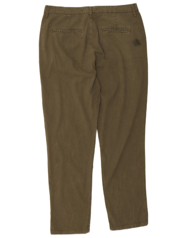 Zara Dame Slim Chino Bukser EU 42 Large W32 L28 Grøn