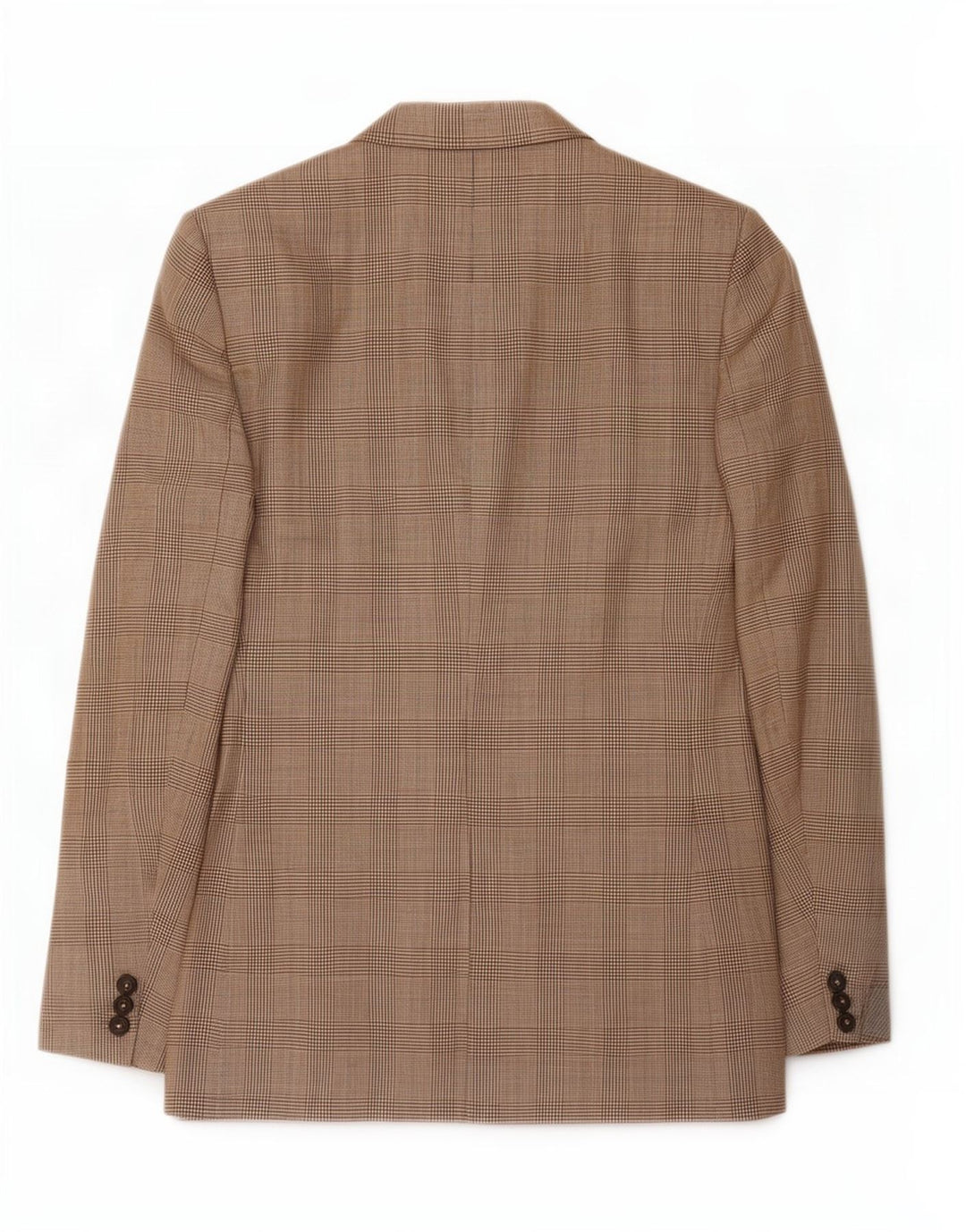 Marks & Spencer Herre 2-knaps blazerjakke UK 40 Medium Beige Check