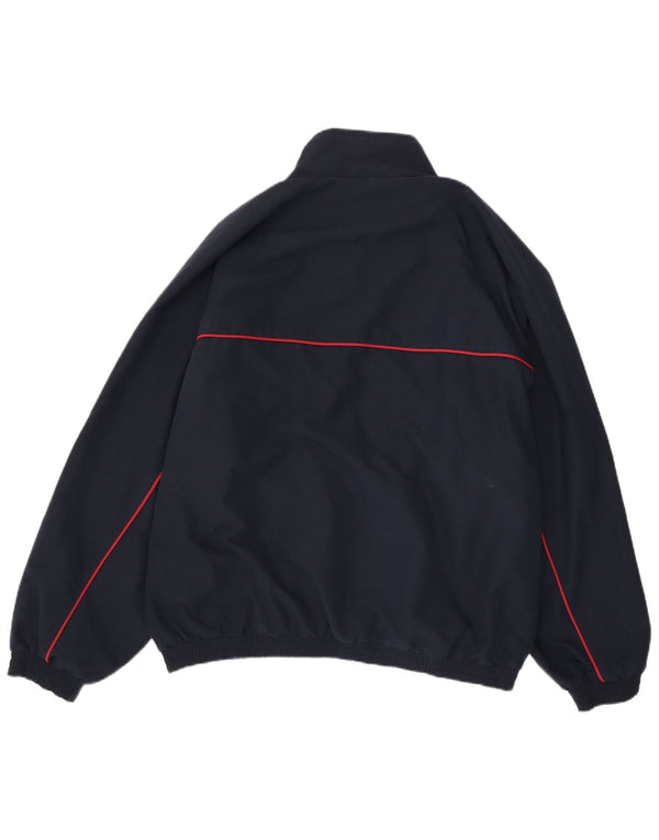 Reebok Træningsdragt til mænd, topjakke XL marineblå polyester