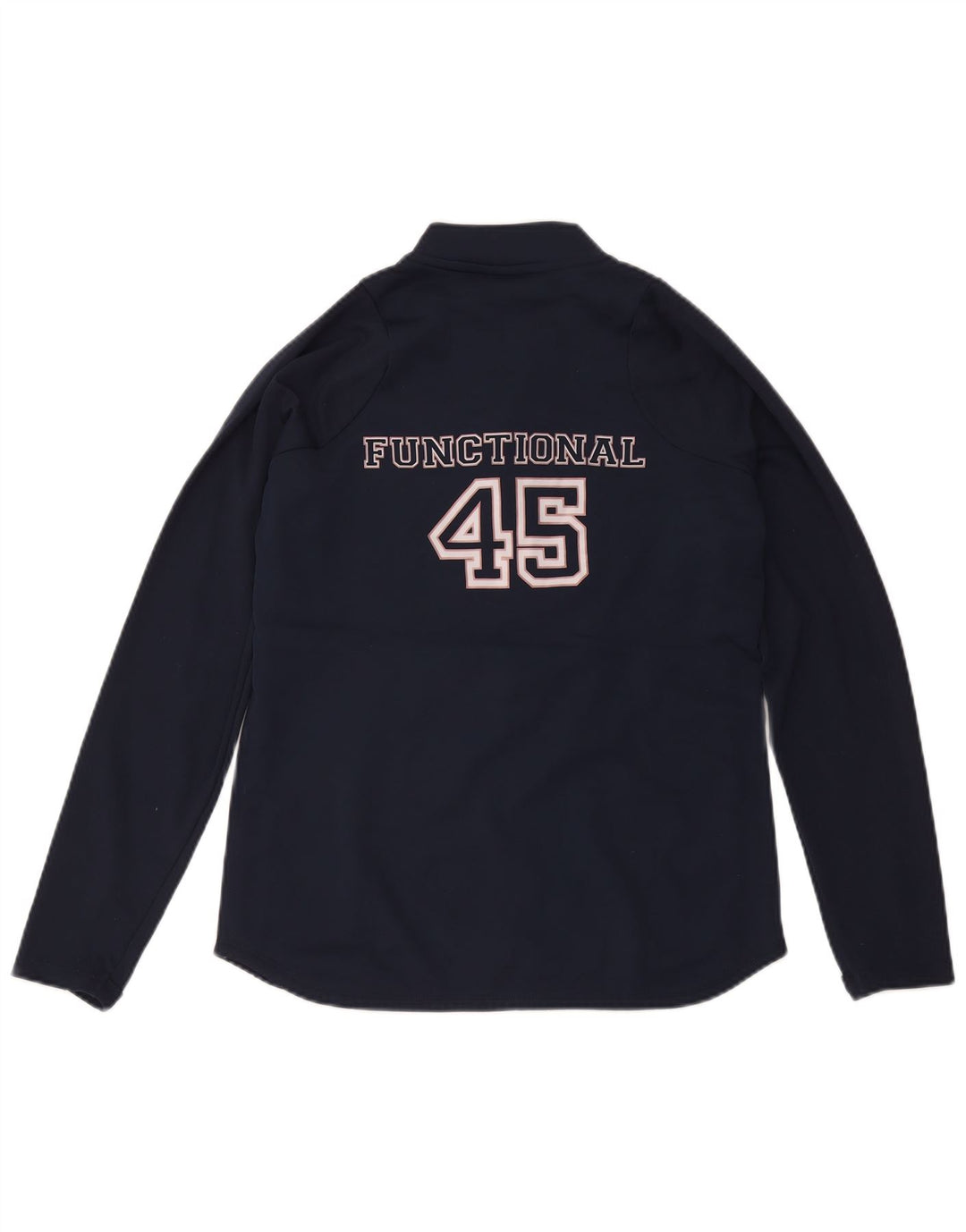 Nike Dame Dri Fit Grafisk Pullover Træningsdragt Top UK 14 Medium Navy Blue