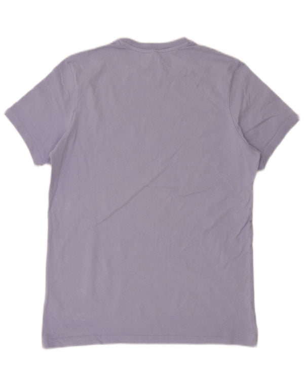 Jack Wills Mens Classic Fit T-Shirt Top Small Purple Cotton