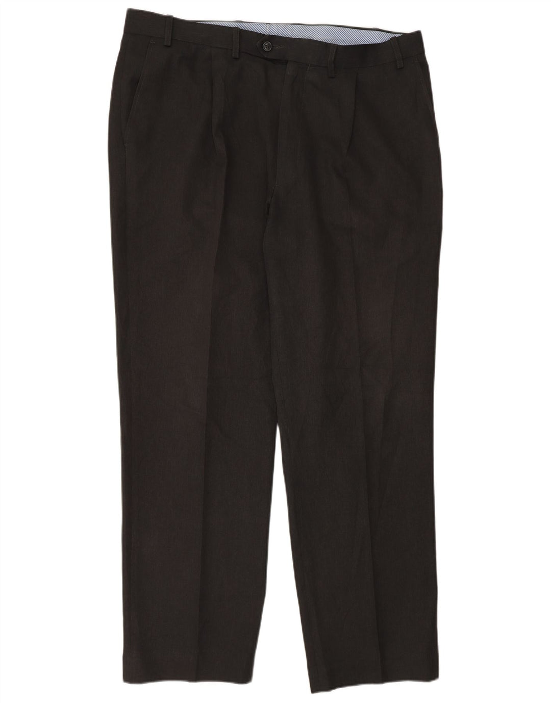 Marks & Spencer Straight Suit Bukser til mænd W38 L31 Grå polyester