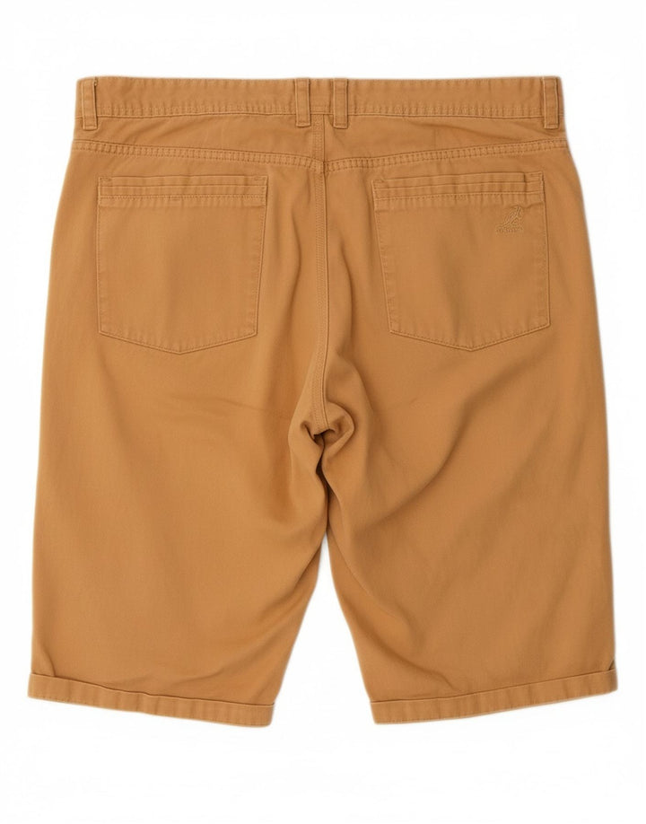 KANGOL Mens Chino Shorts XL W38 Beige Cotton