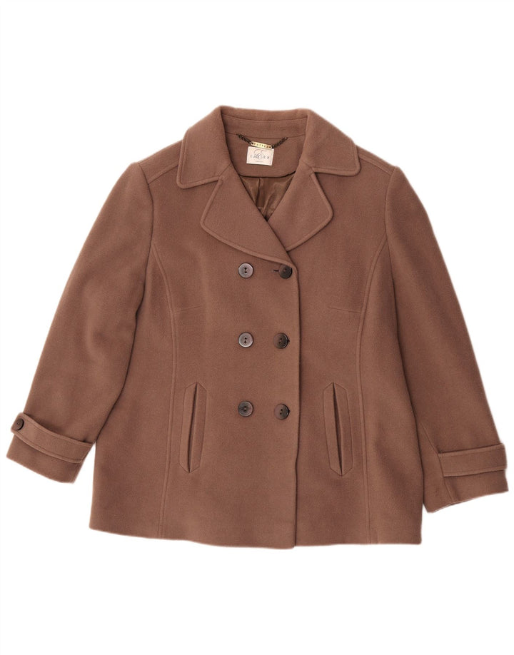 Eastex Womens Pea Coat UK 18 XL Brun Uld