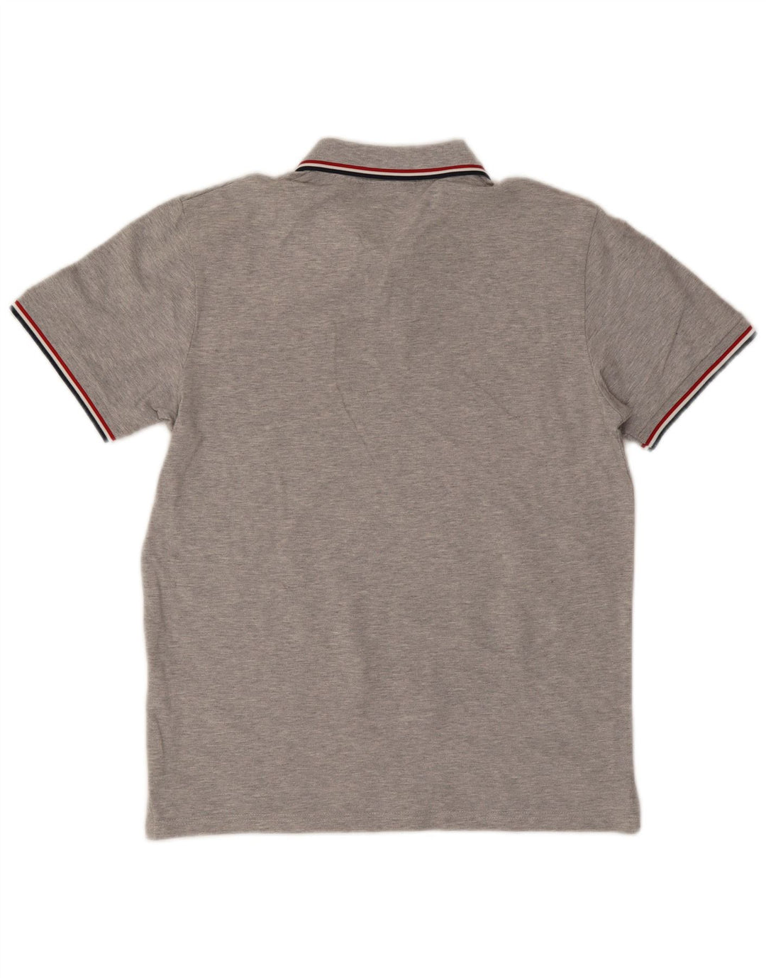 Gant herre poloshirt mellemgrå stribet bomuld