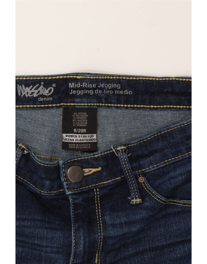 MOSSIMO Womens Mid Rise Jegging Jeans US 8 Medium W30 L29 Blue Viscose Vintage Mossimo and Second-Hand Mossimo from Messina Hembry 