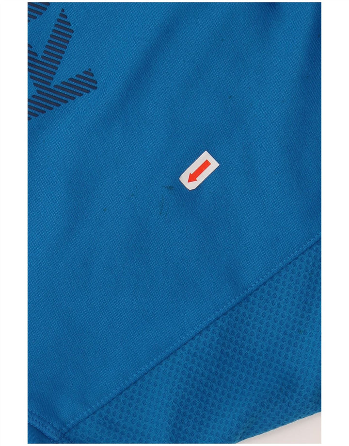 REEBOK Grafisk hættetrøje til mænd XL Blå polyester