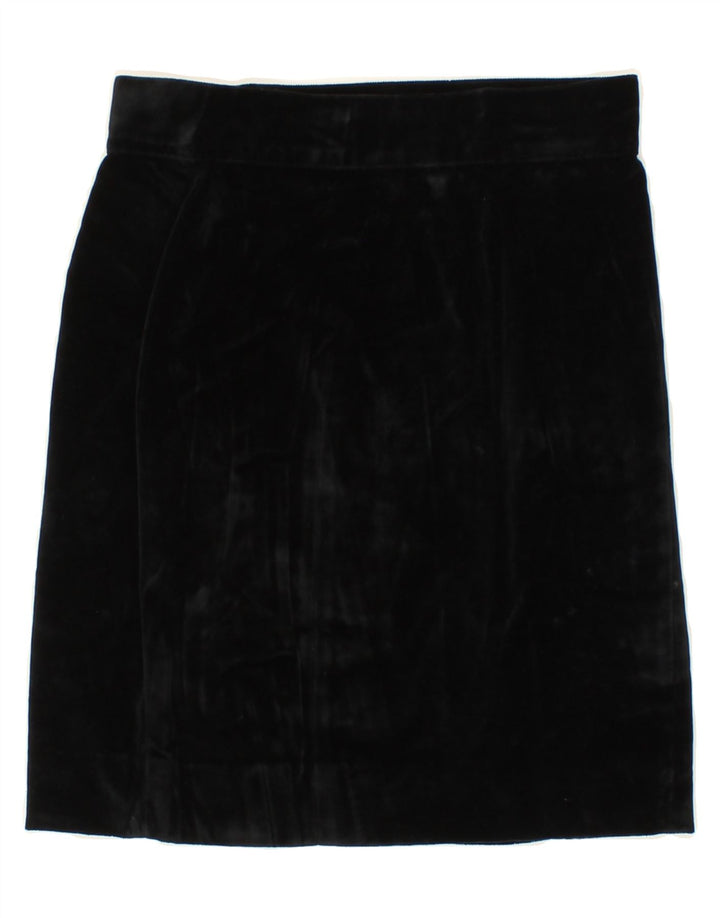 ROCCOBAROCCO Womens Straight Skirt IT 42 Medium W26 Black Vintage Roccobarocco and Second-Hand Roccobarocco from Messina Hembry 