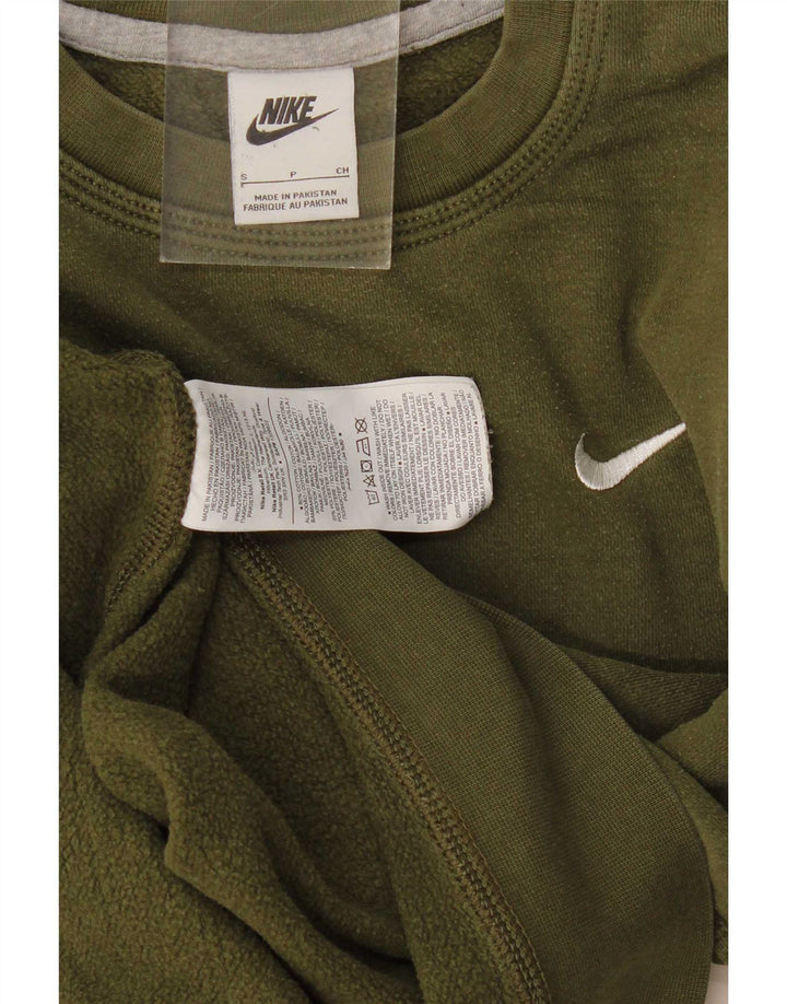 Nike Sweatshirt til mænd, lille Khaki Bomuld