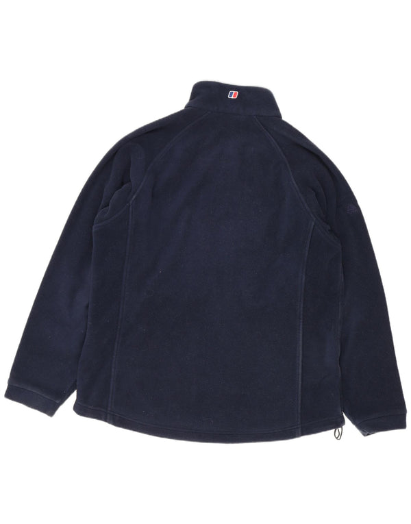 Berghaus Fleecejakke til kvinder UK 16 Stor marineblå polyester
