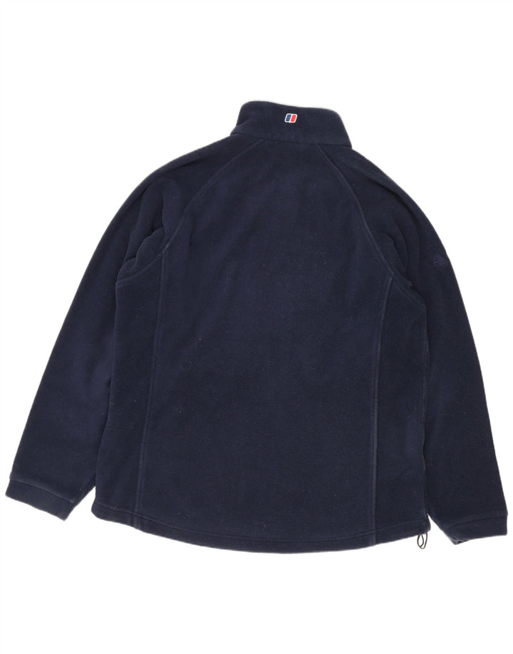 Berghaus Fleecejakke til kvinder UK 16 Stor marineblå polyester