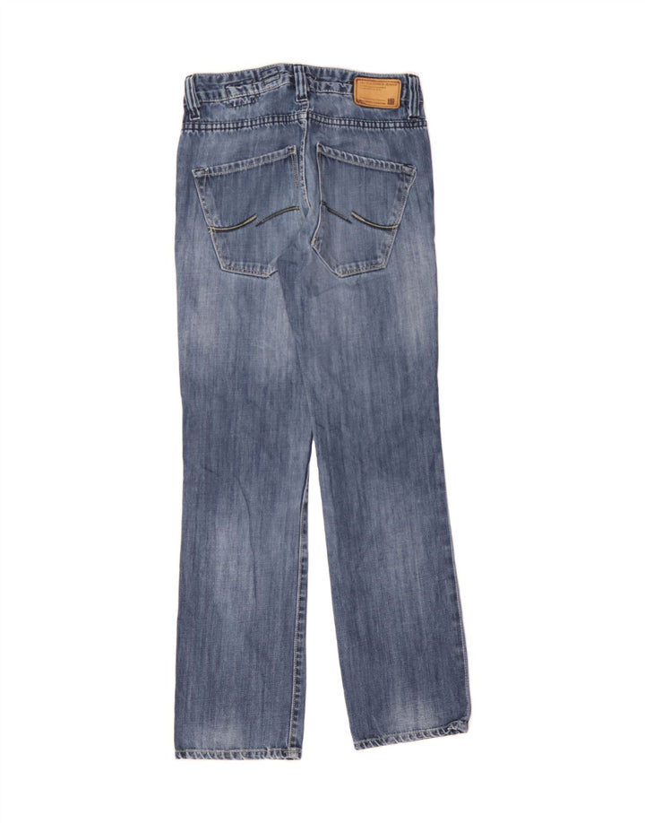 JACK & JONES Mens Straight Jeans W28 L32 Blue Cotton Vintage Jack & Jones and Second-Hand Jack & Jones from Messina Hembry 