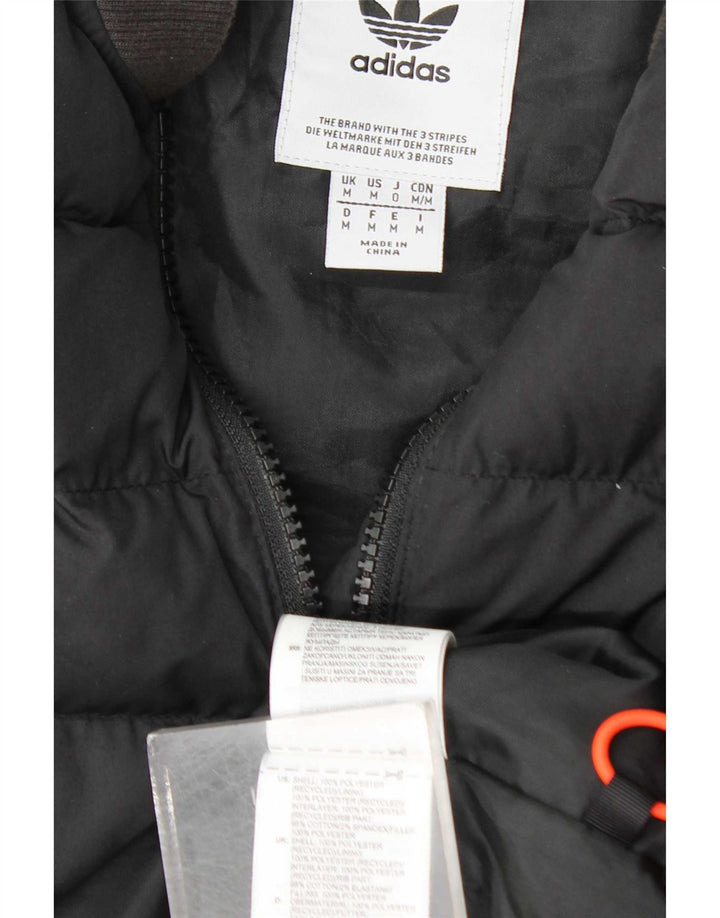 Adidas Herre Bomber Polstret Jakke UK 38 Medium Grey Polyester