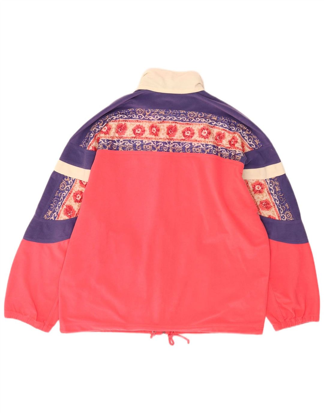 Diadora Womens Oversized træningsdragt Topjakke UK 14 Medium Pink Floral
