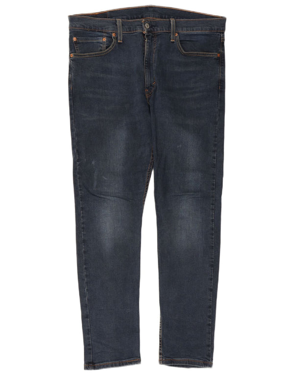 Levi's Womens 512 Slim Tapered Jeans W36 L32 Blue Cotton