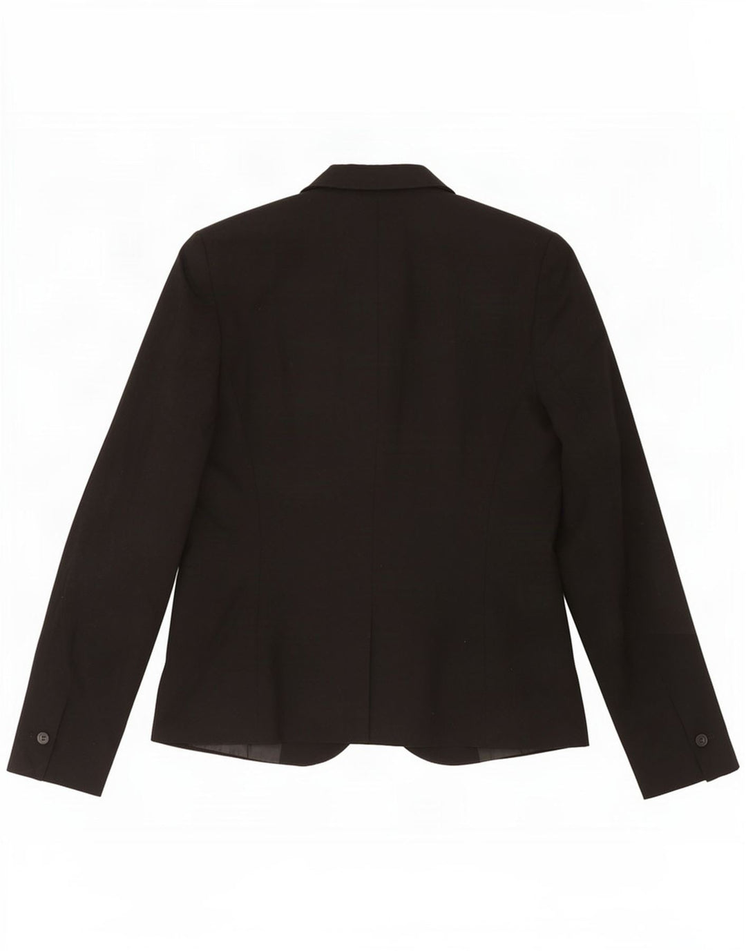 Zara Dame 1-knaps blazerjakke EU 38 Lille sort polyester