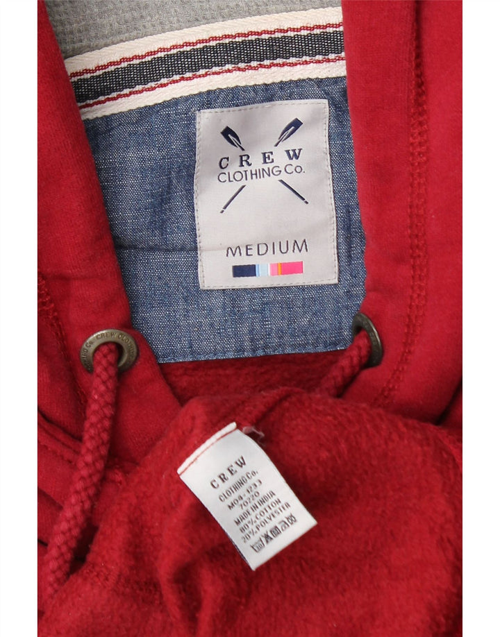 Crew Clothing Herre hættetrøje Jumper Medium Rød Bomuld
