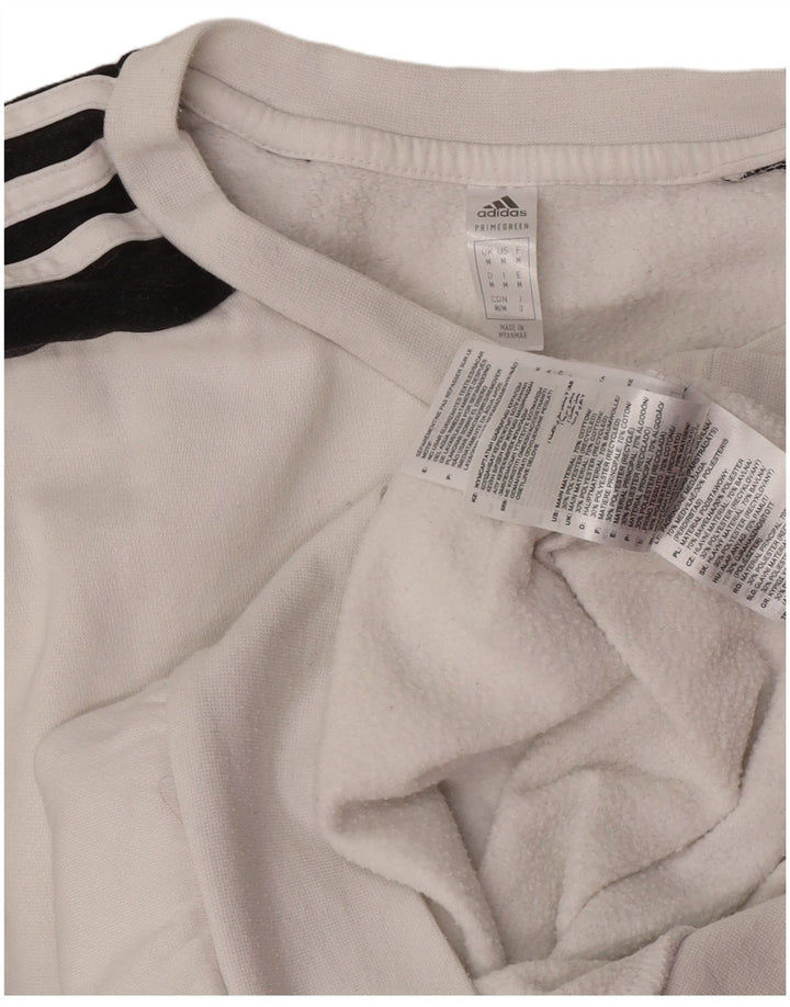 Adidas Herre sweatshirt Jumper Medium Hvid Bomuld