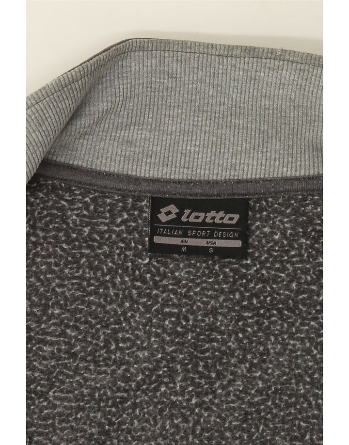 LOTTO Mens Tracksuit Top Jacket Small Grey Striped Vintage Lotto and Second-Hand Lotto from Messina Hembry 