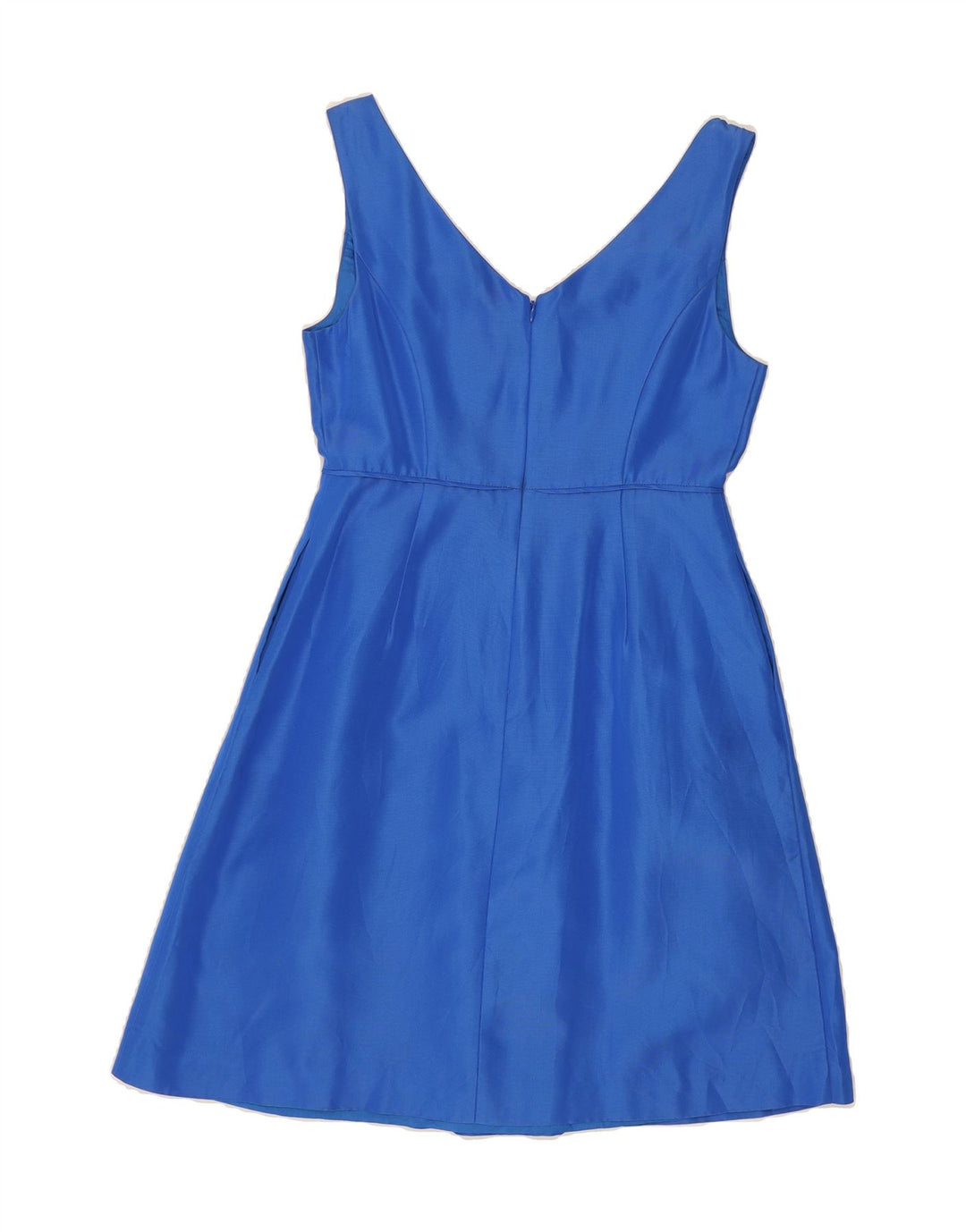 J. CREW Womens Sleeveless A-Line Dress US 4 Small Blue Cotton Vintage J. Crew and Second-Hand J. Crew from Messina Hembry 
