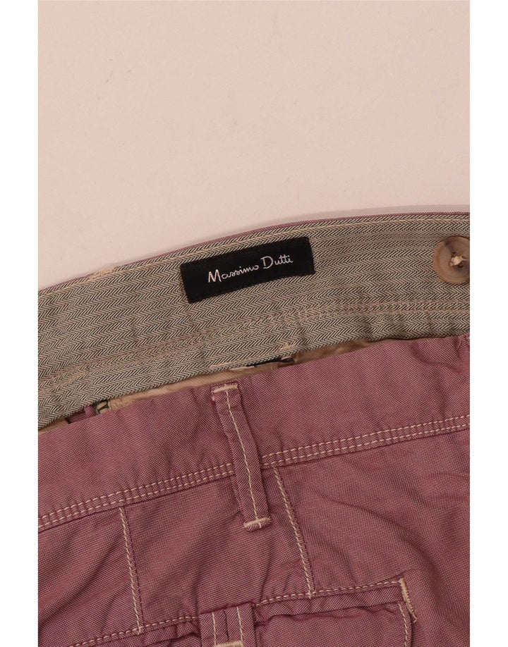 Massimo Dutti Herre Lige Chino Bukser W34 L30 Pink