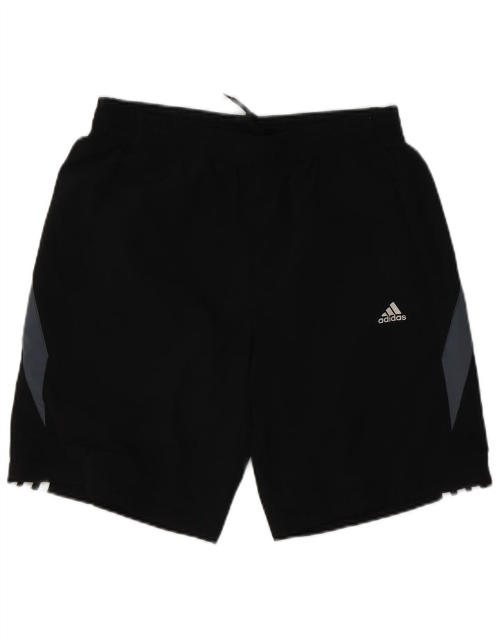 Adidas Herre Climalite Sportshorts Small Black Colourblock Polyester