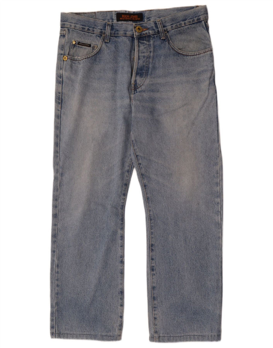 Rica Lewis Straight Jeans til mænd W33 L28 Blå