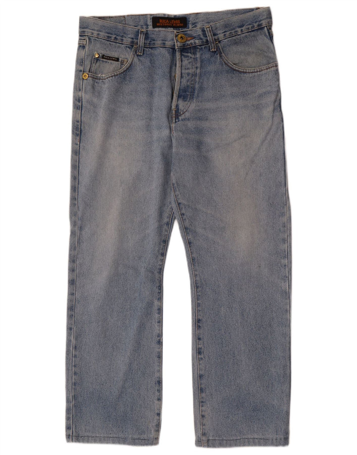 Rica Lewis Straight Jeans til mænd W33 L28 Blå