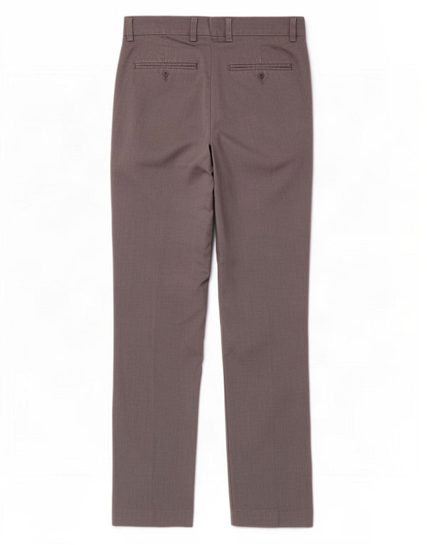 Tommy Hilfiger Mens Straight Casual Trousers W30 L32 Grey Polyester
