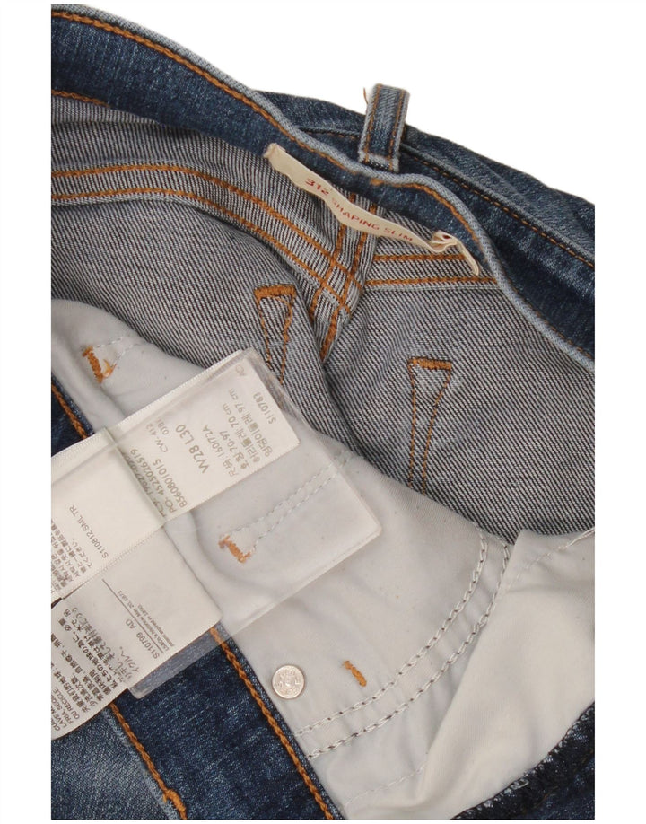 Levi's Dame 312 Shaping Slim Jeans W28 L26 Blå Bomuld