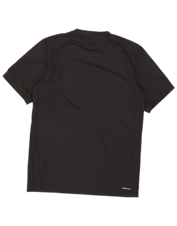 Adidas Herre Aeroready T-Shirt Top Lille Sort Polyester