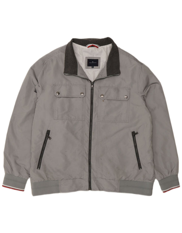 Marks & Spencer Herre Blue Harbor Bomber Jacket 3XL Grå Polyester