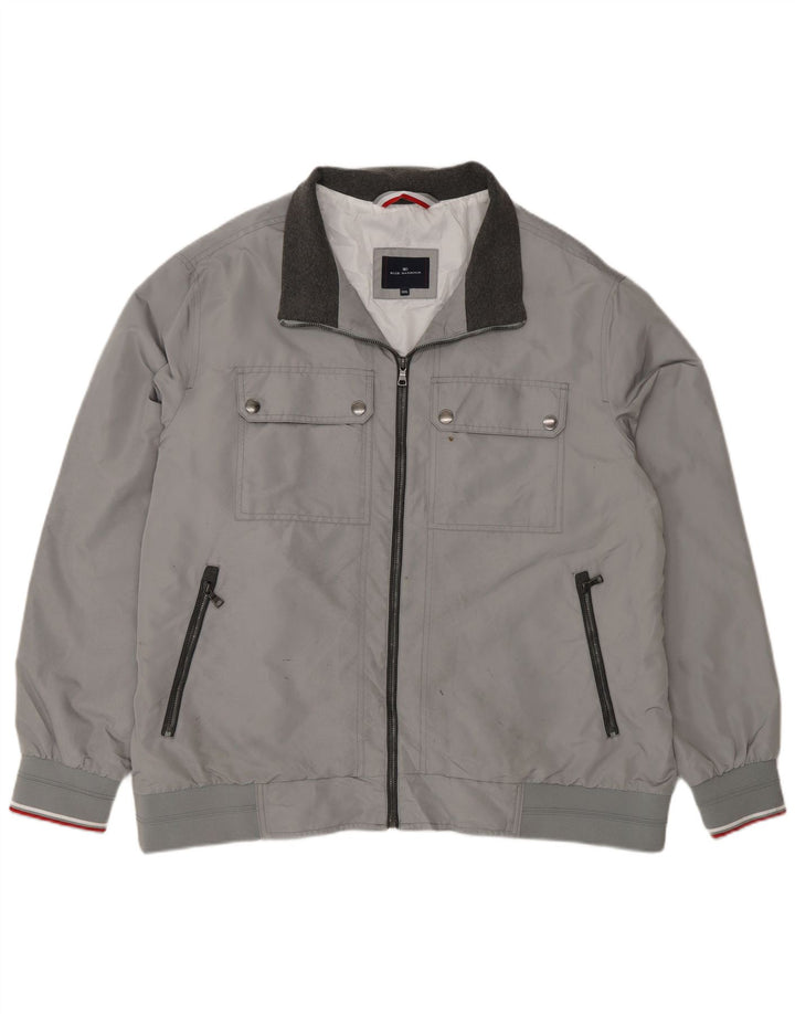 Marks & Spencer Herre Blue Harbor Bomber Jacket 3XL Grå Polyester
