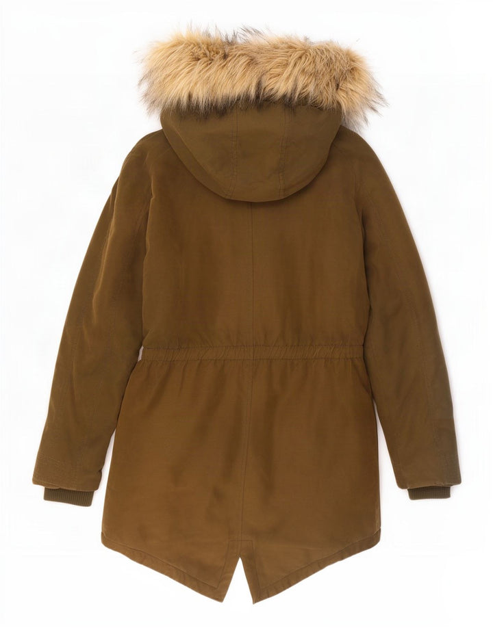 Guess oversized hættejakke til kvinder, DK 6 XS Khaki Polyester