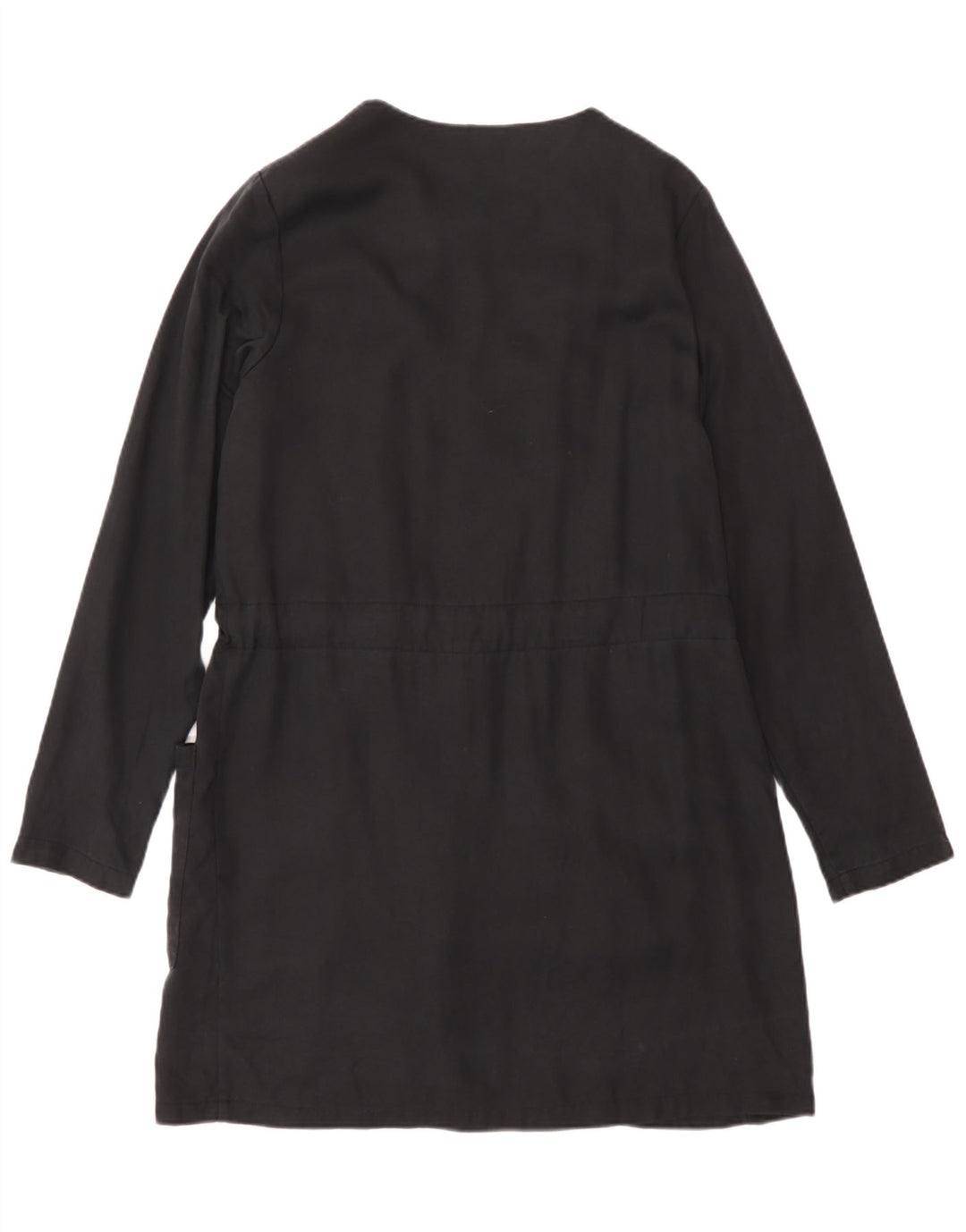Zara Dame Blazer Jakke UK 6 XS Sort Lyocell