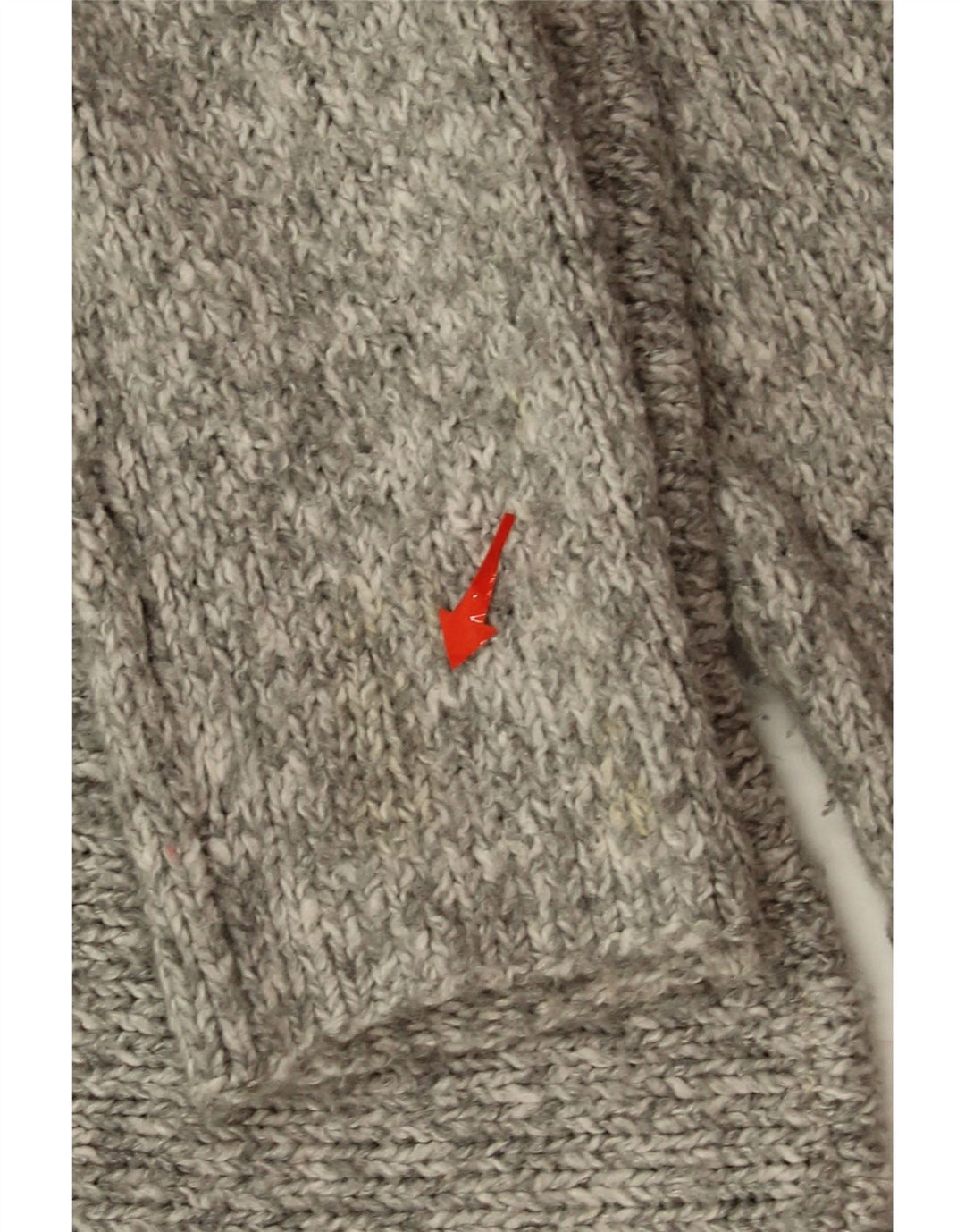 EDDIE BAUER Womens Longline Open Cardigan Sweater UK 16 Large Grey Cotton Vintage Eddie Bauer and Second-Hand Eddie Bauer from Messina Hembry 