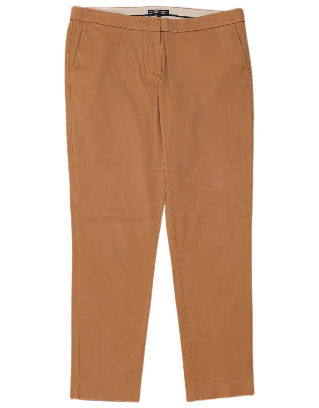 TOMMY HILFIGER Slim Chino-bukser til kvinder US 10 Large W32 L29 Beige Bomuld