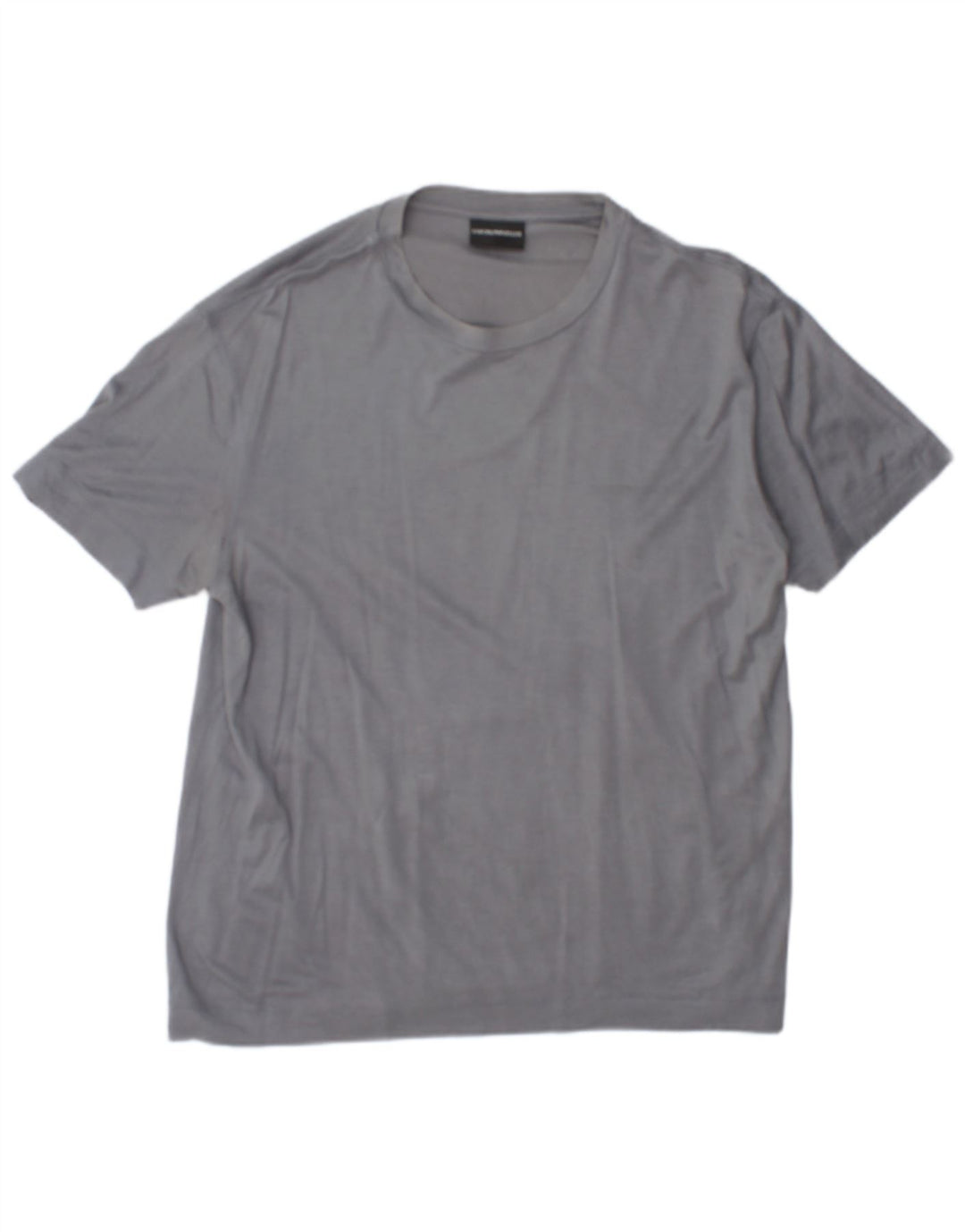Emporio Armani Herre T-Shirt Top Stor Grå Lyocell
