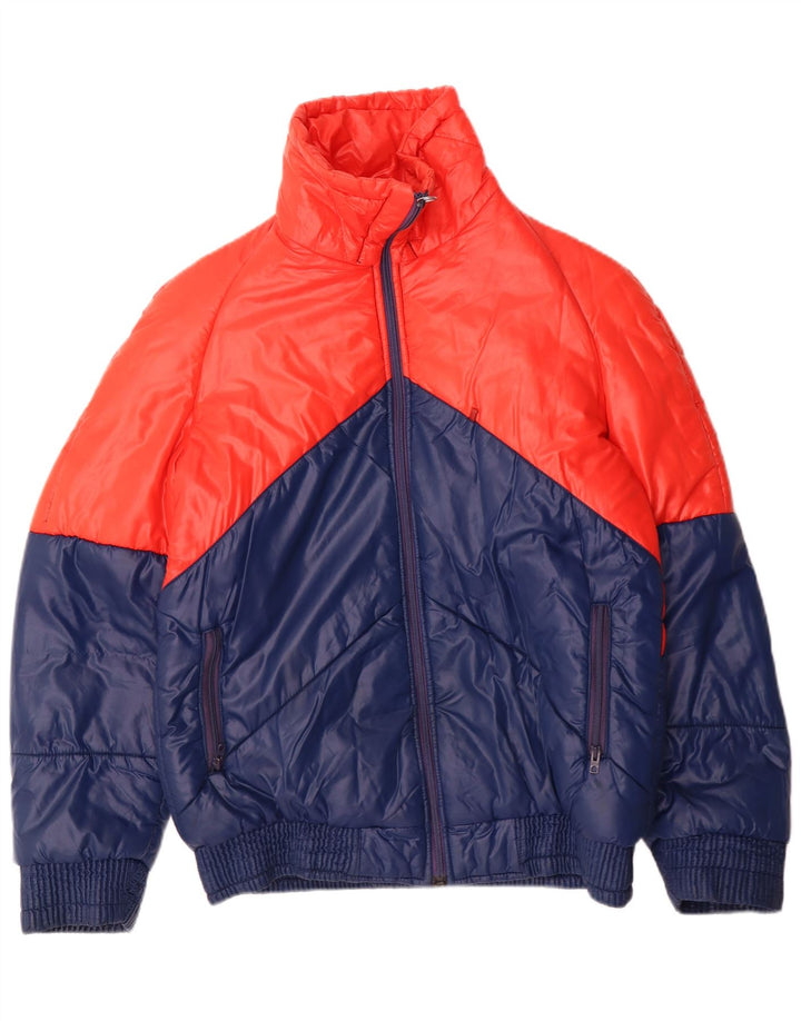 MARILENA Polstret herrejakke IT 50 Large Navy Blue Colourblock Polyamid