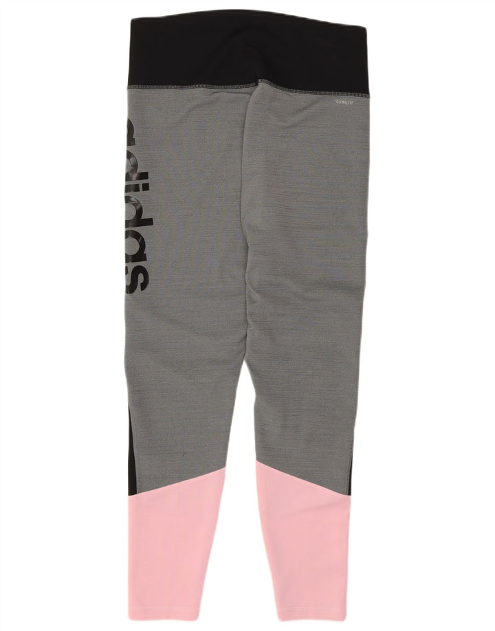 ADIDAS Womens Climalite Leggings UK 12/14 Medium  Multicoloured