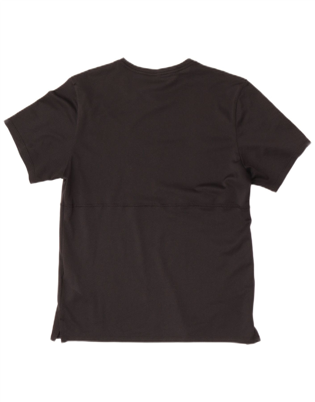 Nike Dame Dri Fit T-Shirt Top UK 10 Small Black Polyester