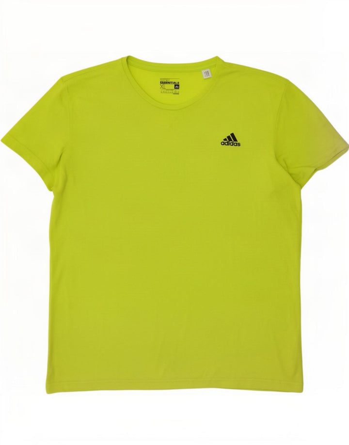 Adidas Herre Climalite T-Shirt Top XL Grøn